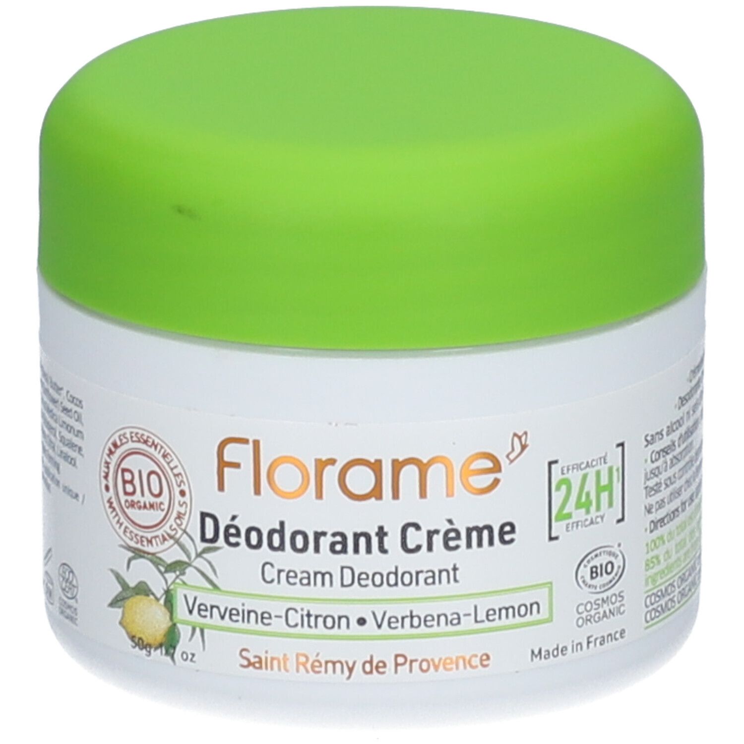 Florame Deodorant Creme Zitronenverbene Bio