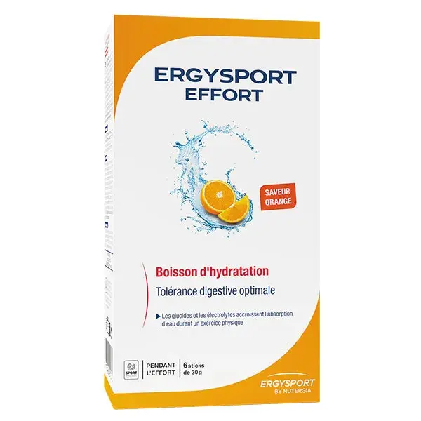 Nutergia Ergysport Effort Laranja 6 unidades