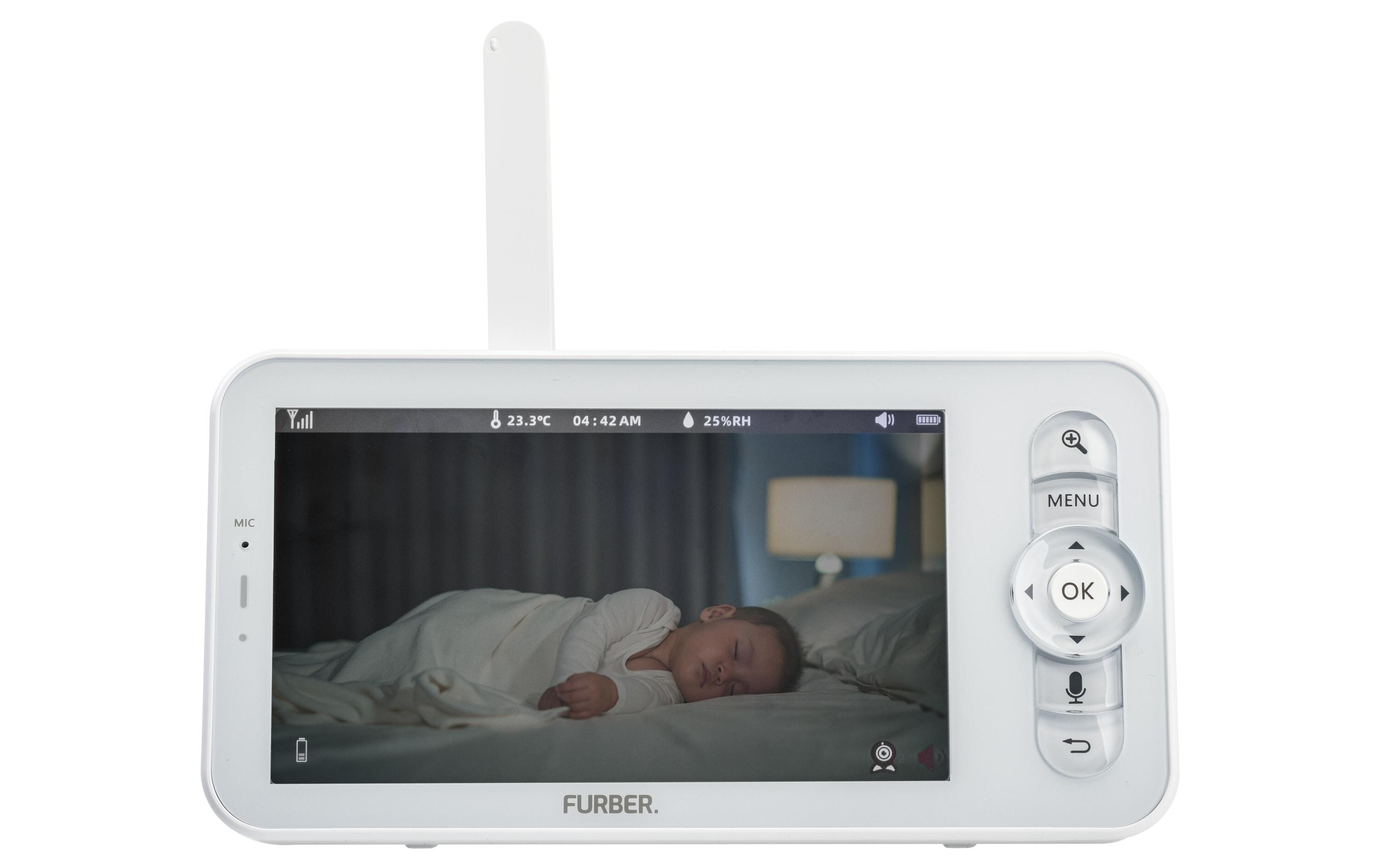 BabymonitorHigh-Definition-Farbmonitor mit Standfuss