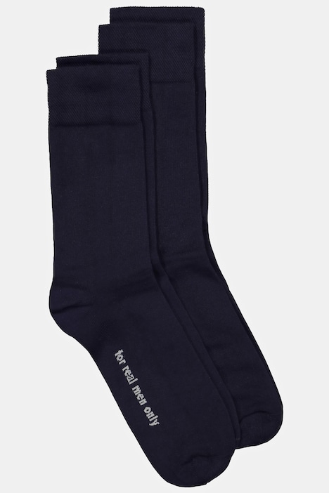 Socken, 2er-Pack, Komfort-Bündchen
