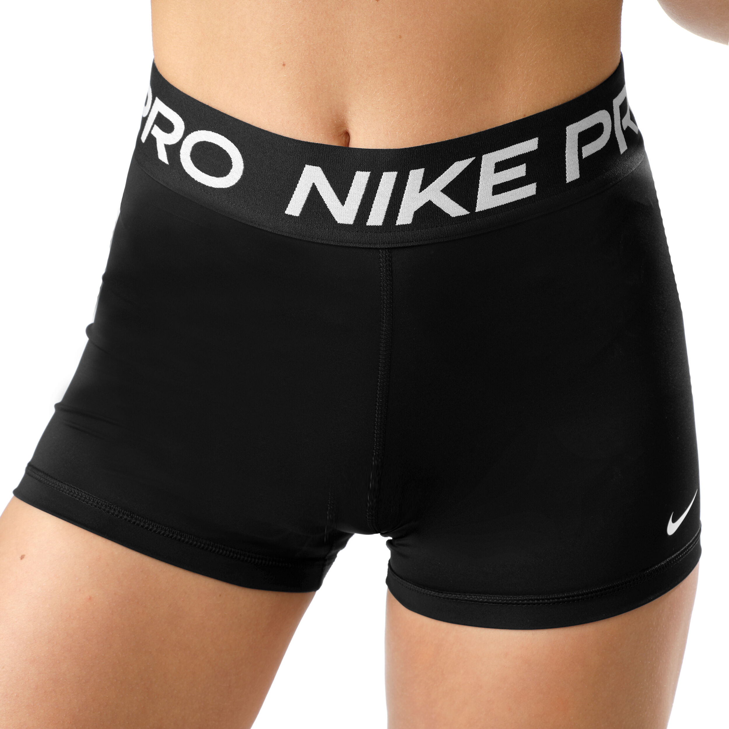 Nike Pro 3in Short Avec Poche-balles Femmes - Noir , Blanc
