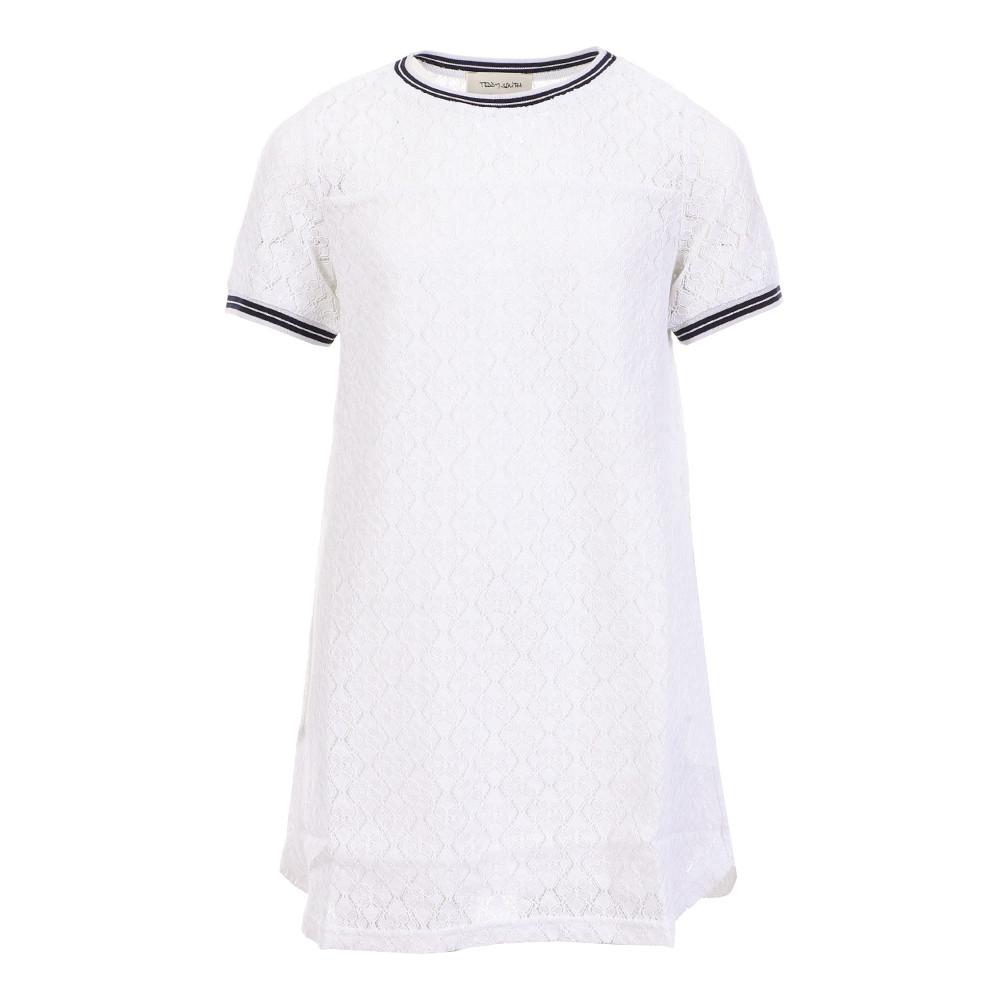 Teddy Smith Robe Blanche Dentelle Fille Teddy Smith Ribu