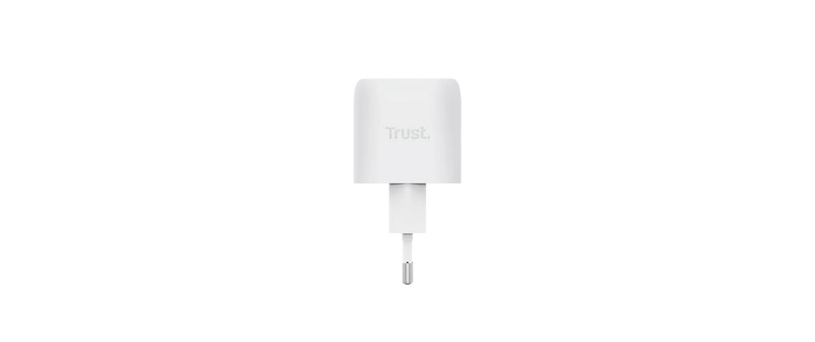 USB-Wandladegerät Maxo USB-C-GaN 30 W WeissKompaktes USB-C-GaN-Ladegerät mit 30 W Power Delivery