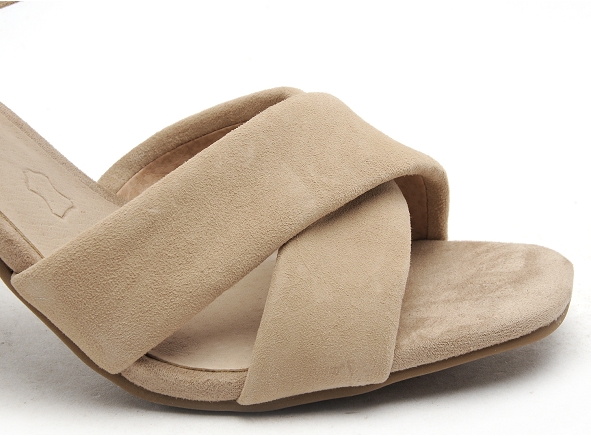 Caprice nu pieds talons femme 28302 beige