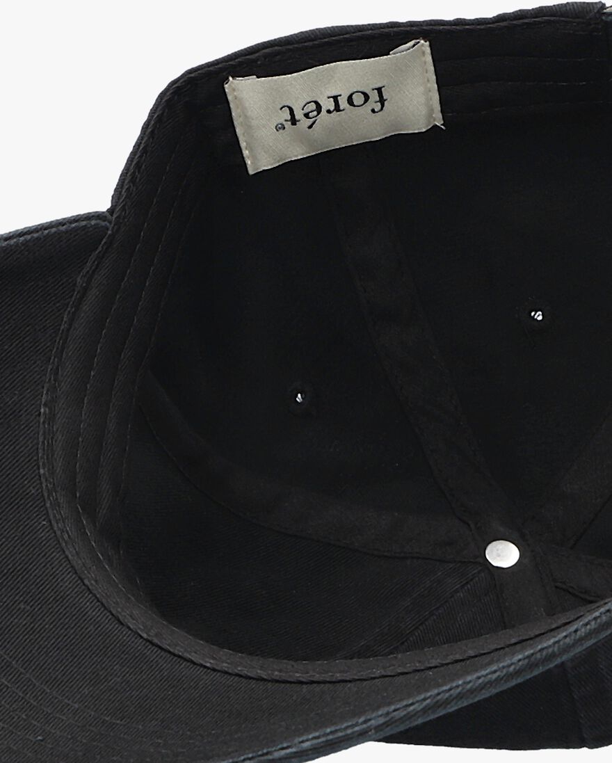 zwarte forét pet hawk washed cap