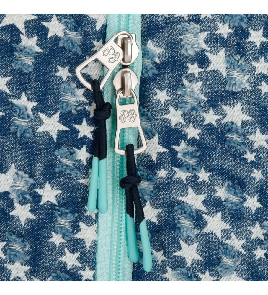 Pepe Jeans Mochila saco Pepe Jeans Denim Star  azul