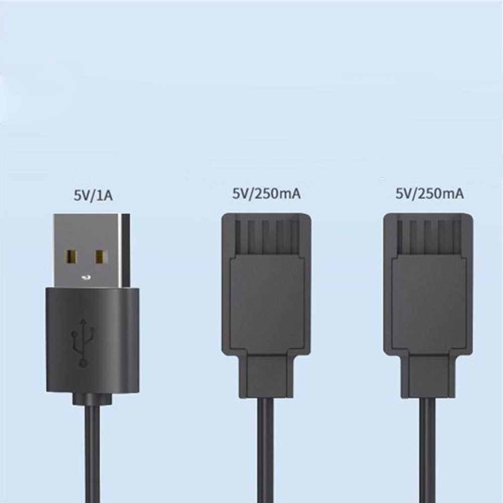 (2-fach) Dual Ladekabel Charging Cable für Nintendo Switch / OLED Controller Joycon - Schwarz