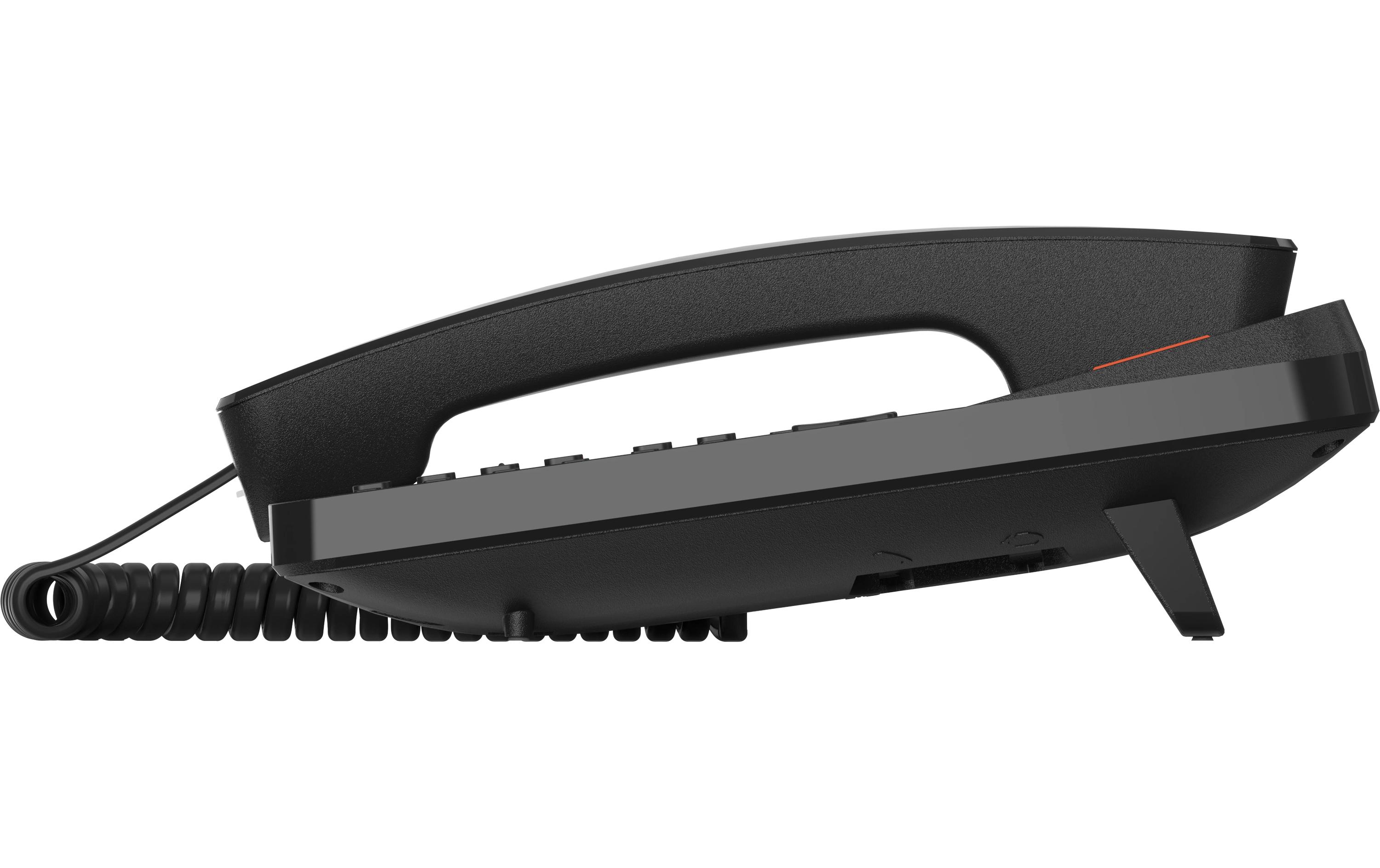 Tischtelefon DESK 600 SchwarzDas Wand- und Tischtelefon für die komfortable Telefonie