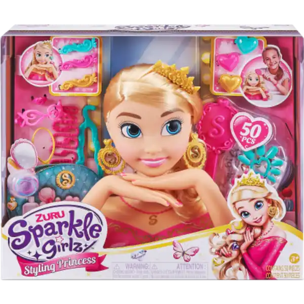 SPARKLE GIRLZ Stylingkopf Prinzessin