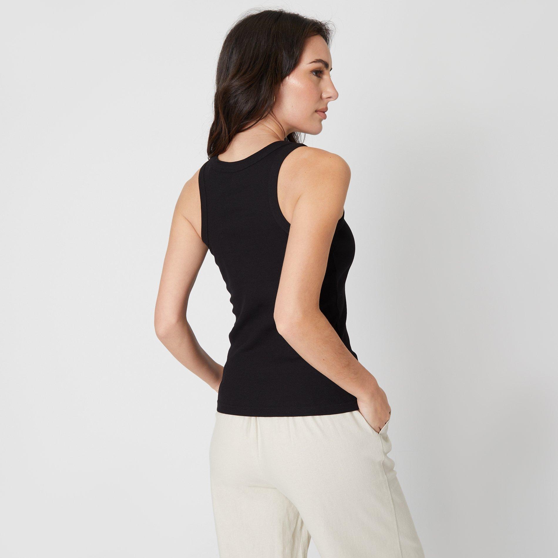 Be You Ladies Rib Racer Vest