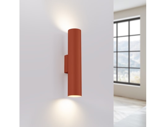 SOLLUX LIGHTING - Applique lagos 2 rouge ocre