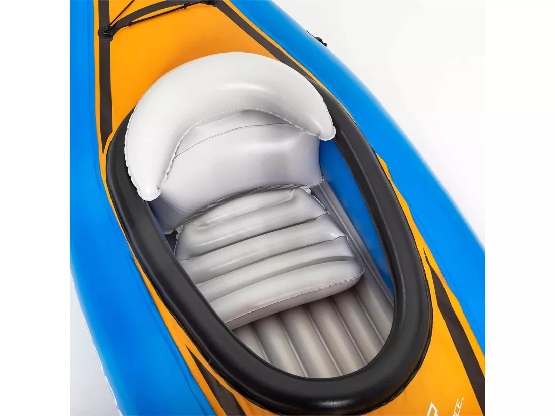 Kayak Gonflable Hydro Force Bestway Individual 275x81 cm avec Pagaie et Pompe de Gonflage