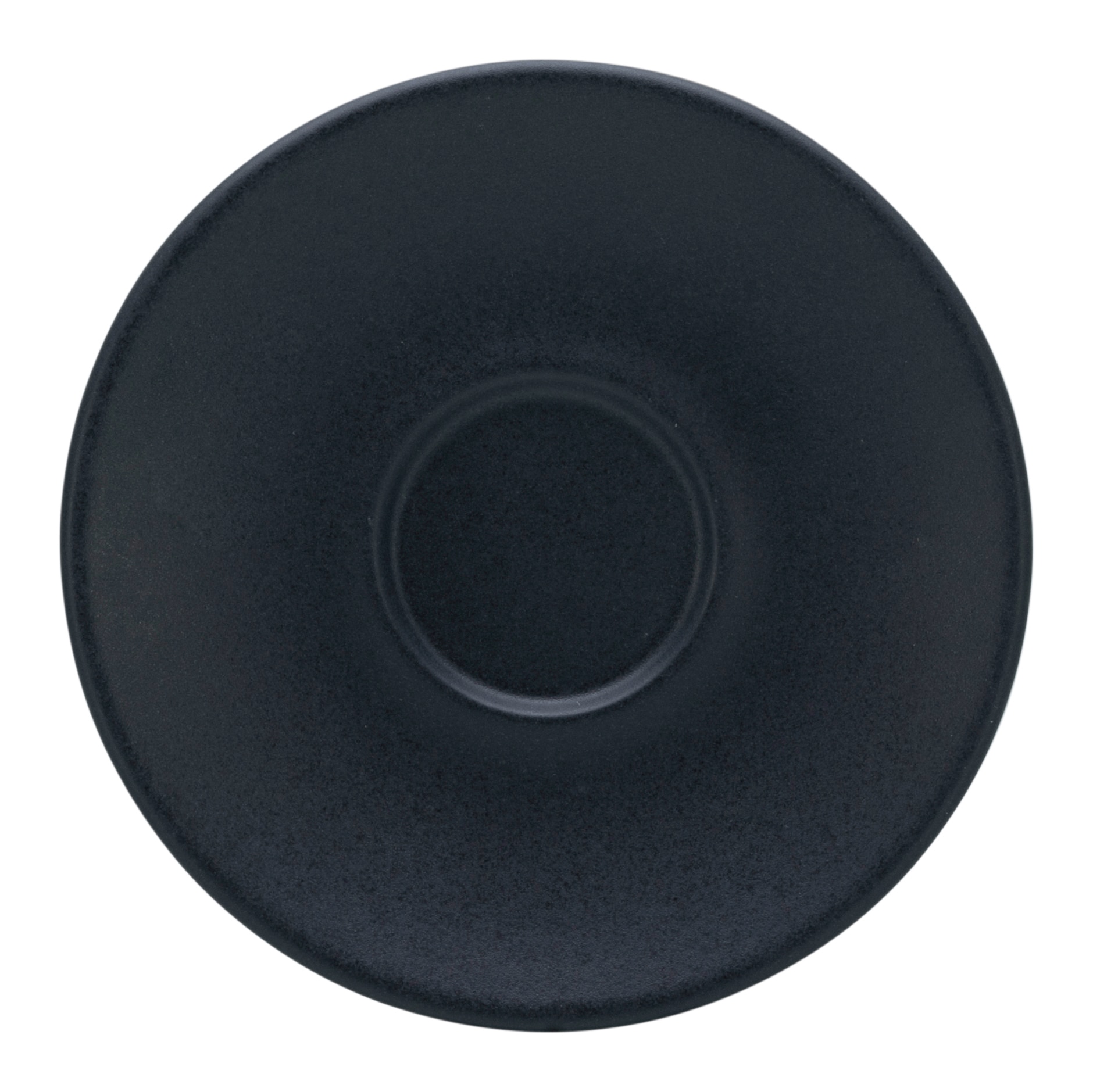 CreaTable Espresso-Untertasse SOFT TOUCH 6er Set 12,5 cm Steinzug schwarz