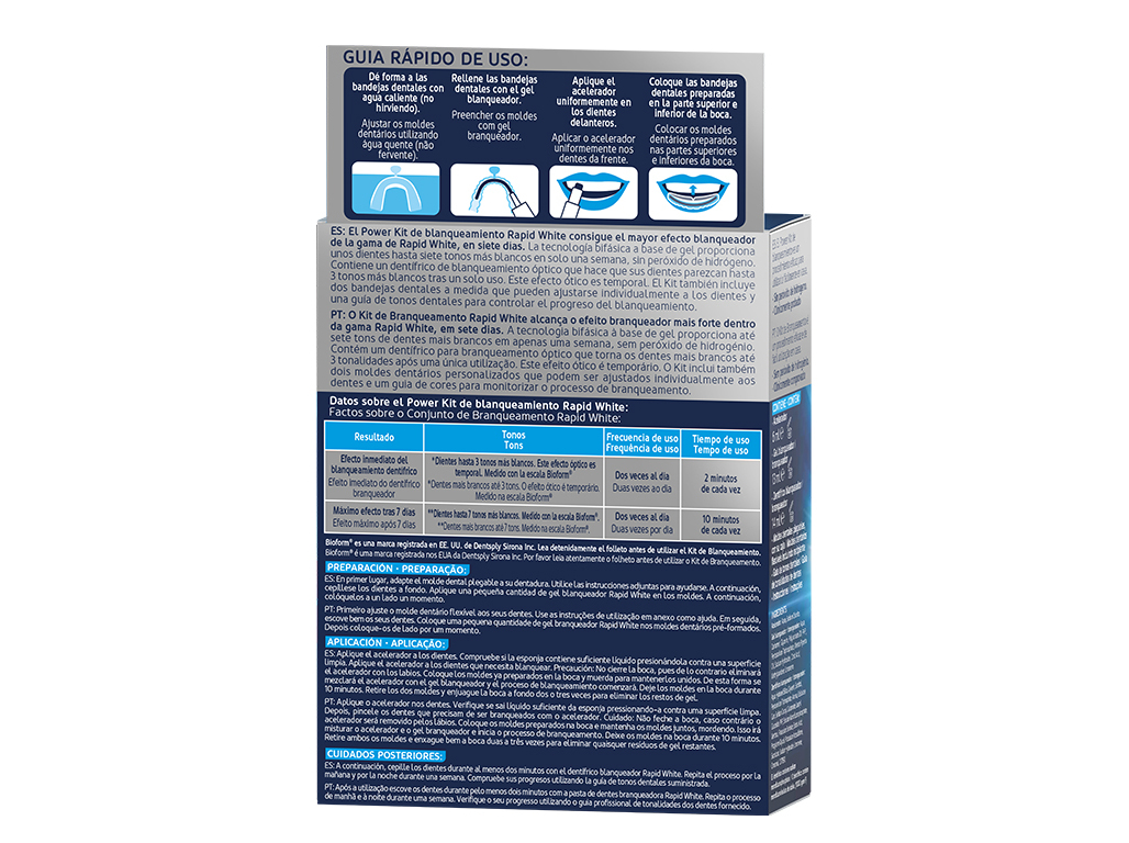 KIT BRANQUEADOR RAPID WHITE