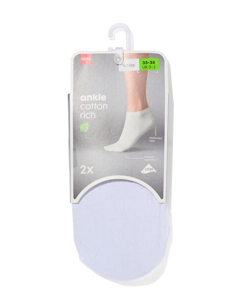 2 paires de mini-chaussettes blanc