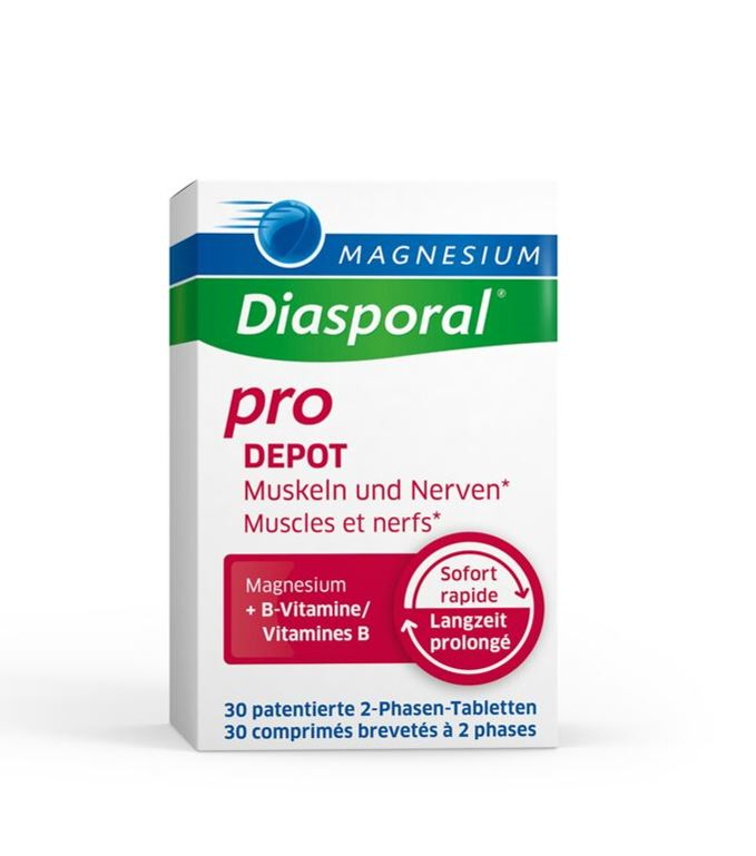 MAGNESIUM DIASPORAL Magnesium Diasporal Pro M N Depot Tabl Ds 30 Stk