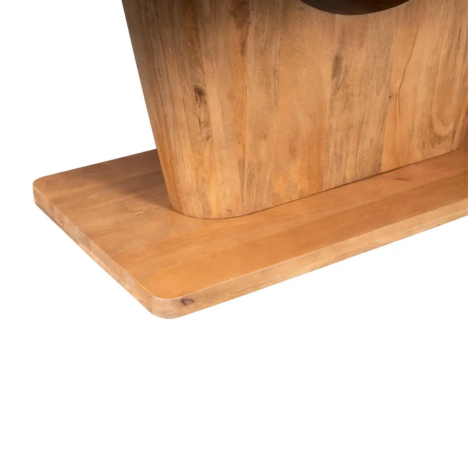 Eettafel Rechthoek Naturel Hout - 200x110x76cm - Voco
