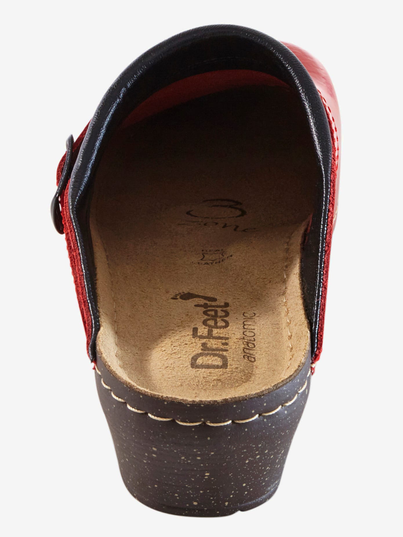 Sabots dessus cuir vachette véritable