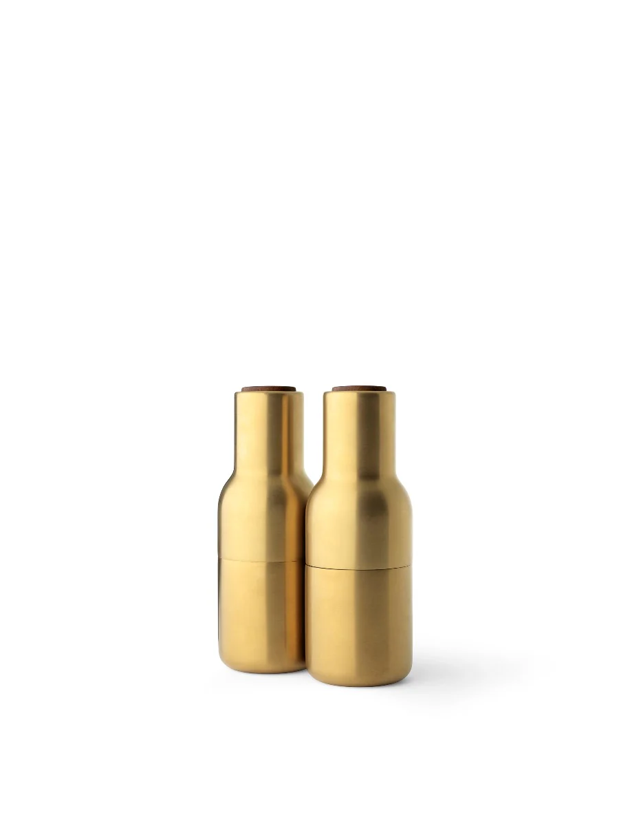 Audo Copenhagen  Bottle Grinder kværne - valnød/børstet messing