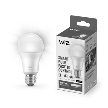 WiZ Connected LED peer E27 60W mat koel tot warmwit licht dimbaar