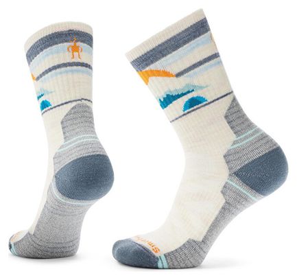 Chaussettes SmartWool Light Cushion Mountain Moon Blanc Femme