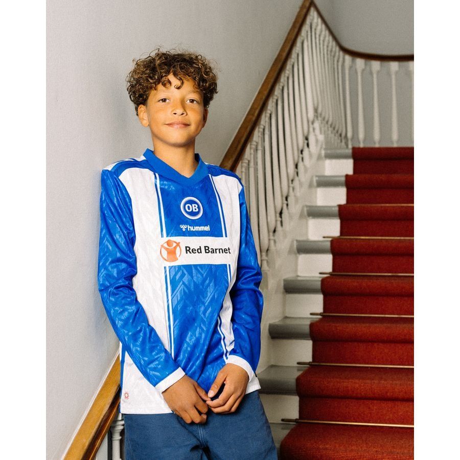 Odense Boldklub Maillot Domicile 2024/25 Enfant Manches Longues
