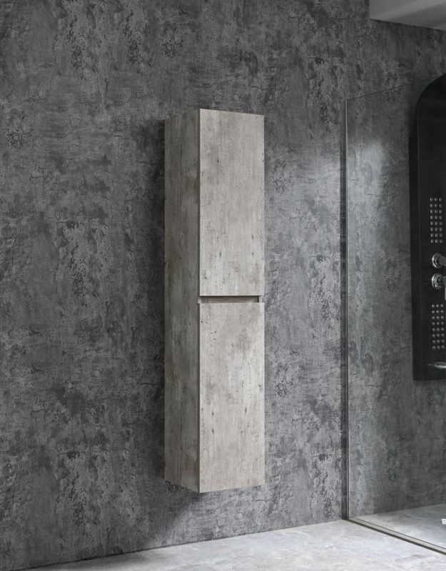 Badstuber - Corbo - Kolomkast - Eiken Grijs - 150 cm - 4 Planken