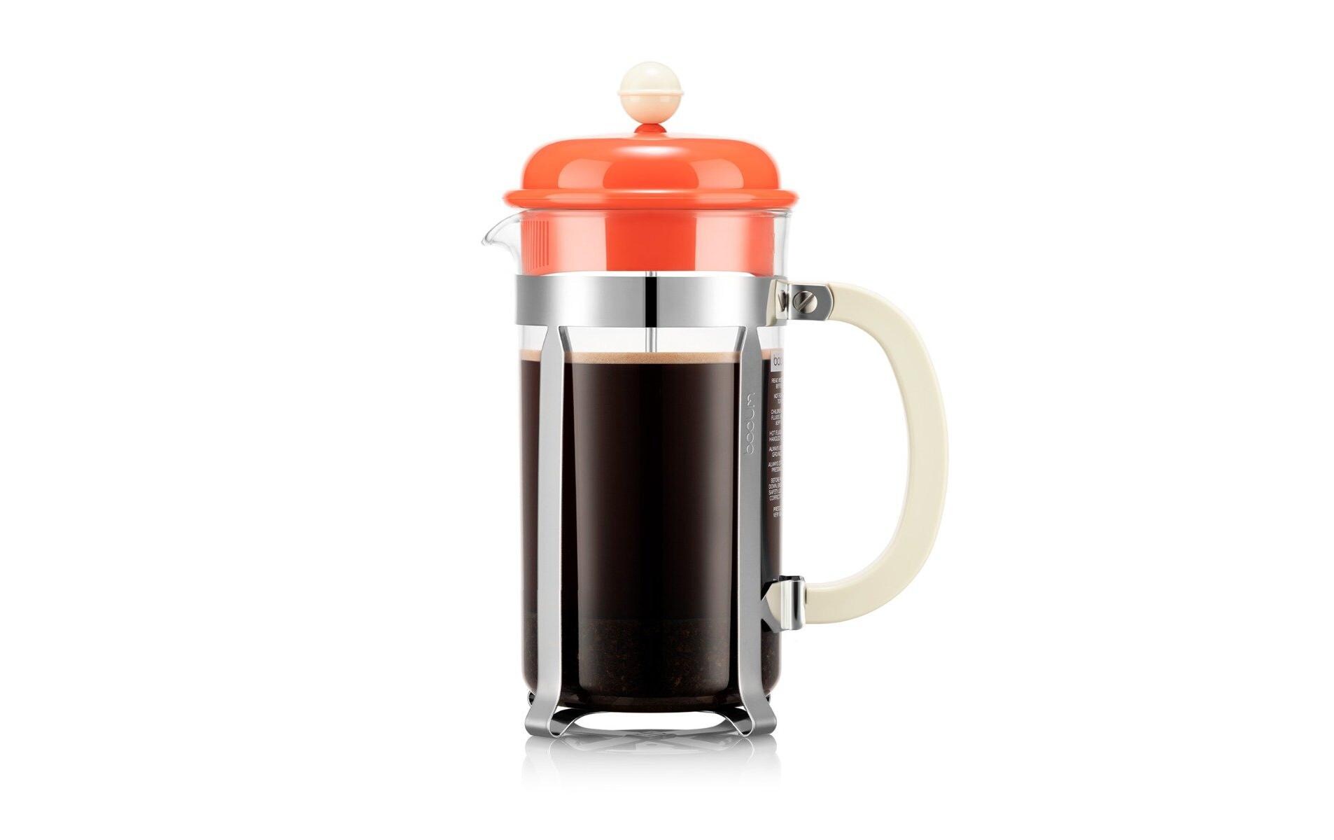 Kaffeebereiter Caffettiera 8 Tassen, 1 l, Bright CoralKaffeebereiter mit Kunststoffdeckel