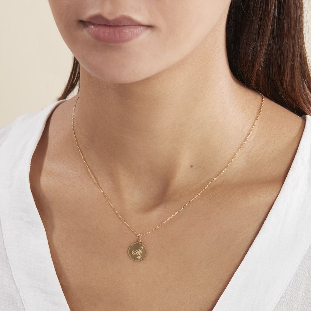 Pendentif Lamie Zodiaque Or Jaune