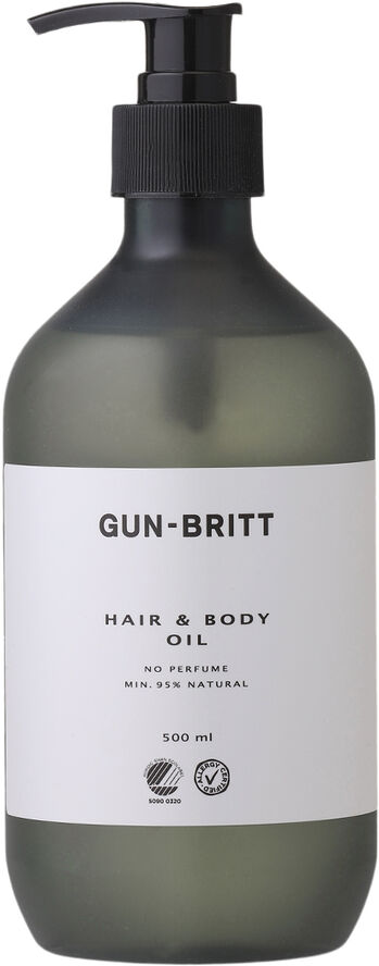 GB by Gun-Britt Hair & Body Oil Svane og Allergy mærket