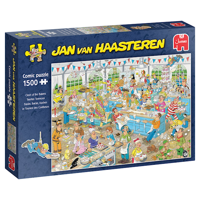 Jan Van Haasteren The Clash of the Bakers Puslespill 1500 brikker