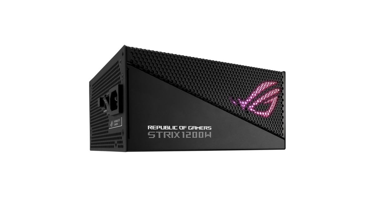 ASUSROG STRIX Gold Aura Edition modulaire 1200 watt voeding   (Zwart, 1x 12VHPWR, 4x PCIe)