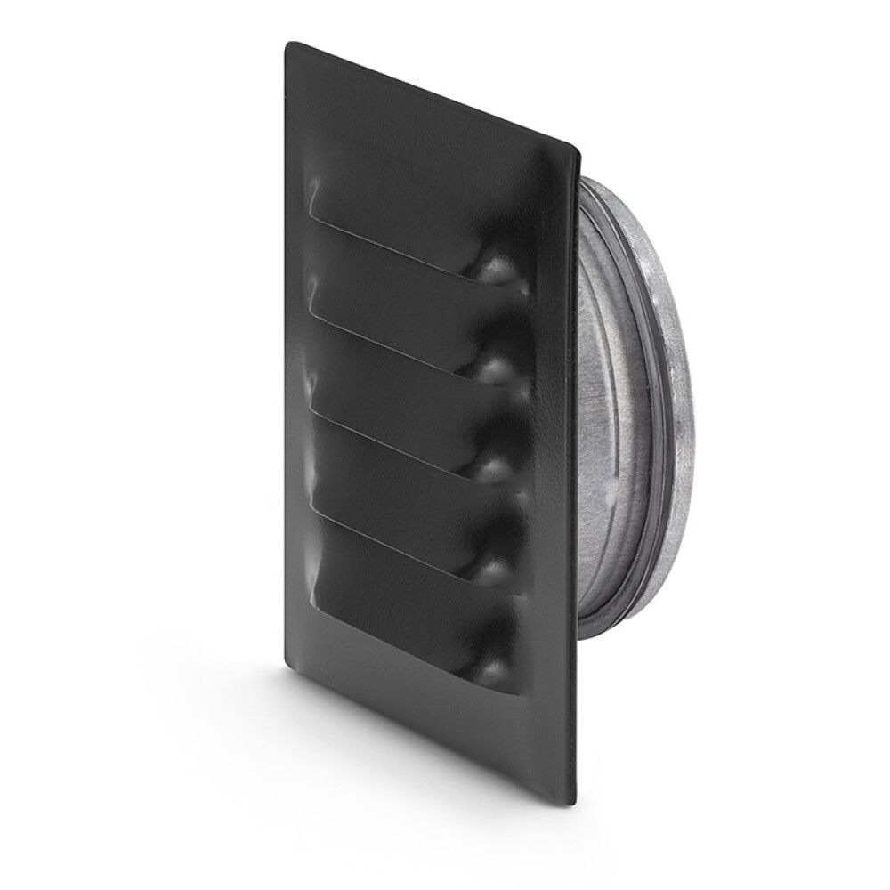 VENTILRIST FRESH MED STUSS Ø125/165 SVART METALL