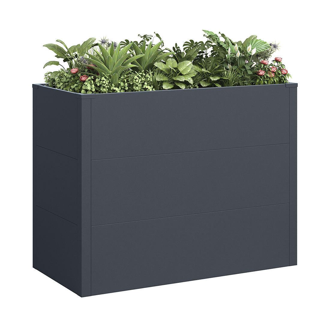 Holmberg Hochbeet 77.5 x 100 x 50.5 cm anthrazit