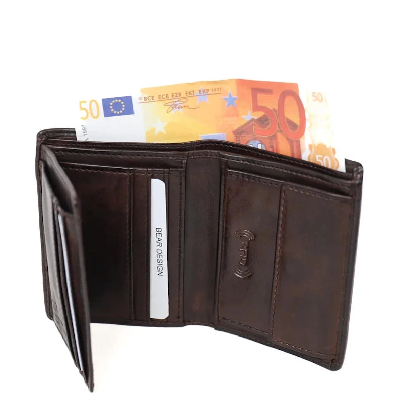 Bear Design Hoge Billfold Remo Brown