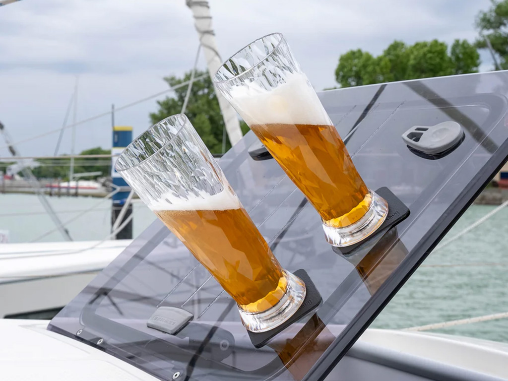 Silwy Bier Magnetische kunststof glazen - set van 6