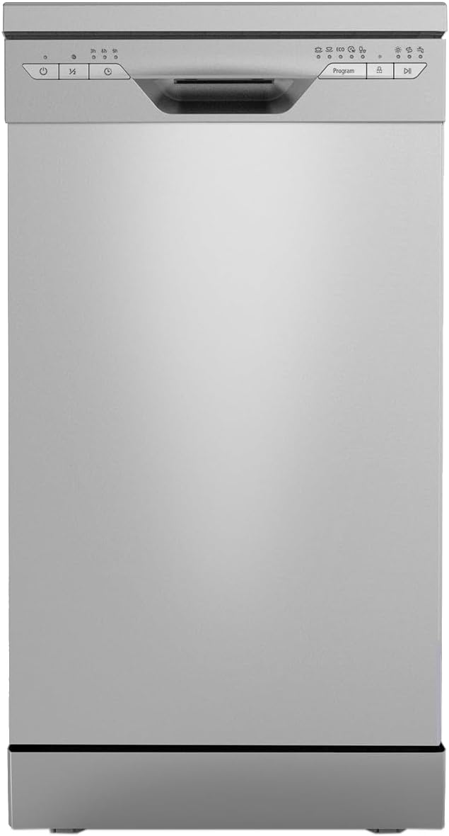 PKM GSP9-4ES Geschirrspüler | Spülmaschine | 49 dB | 45cm | Aqua Stop | Freistehend