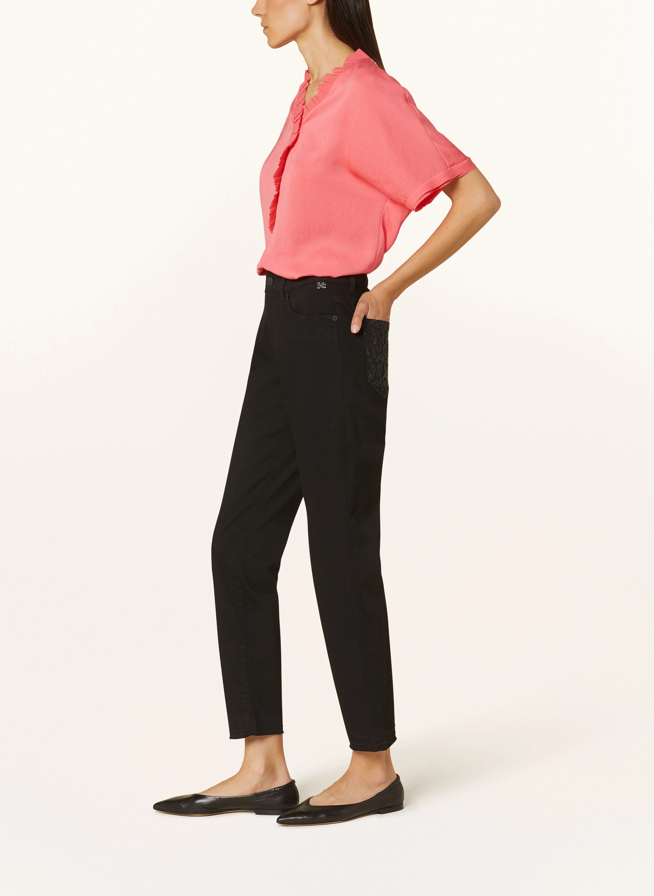 MARC CAIN Jeans SILEA mit Schmucksteinen
