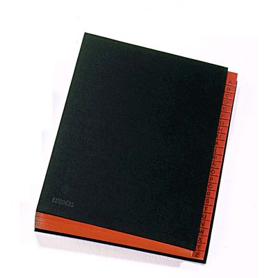 Extendos - Trieur alphabétique 25 positions - noir