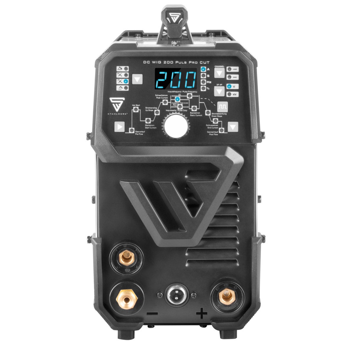 STAHLWERK Combinatie Lasapparaat DC TIG 200 Pulse Pro 4-in-1 CUT Complete Uitrusting