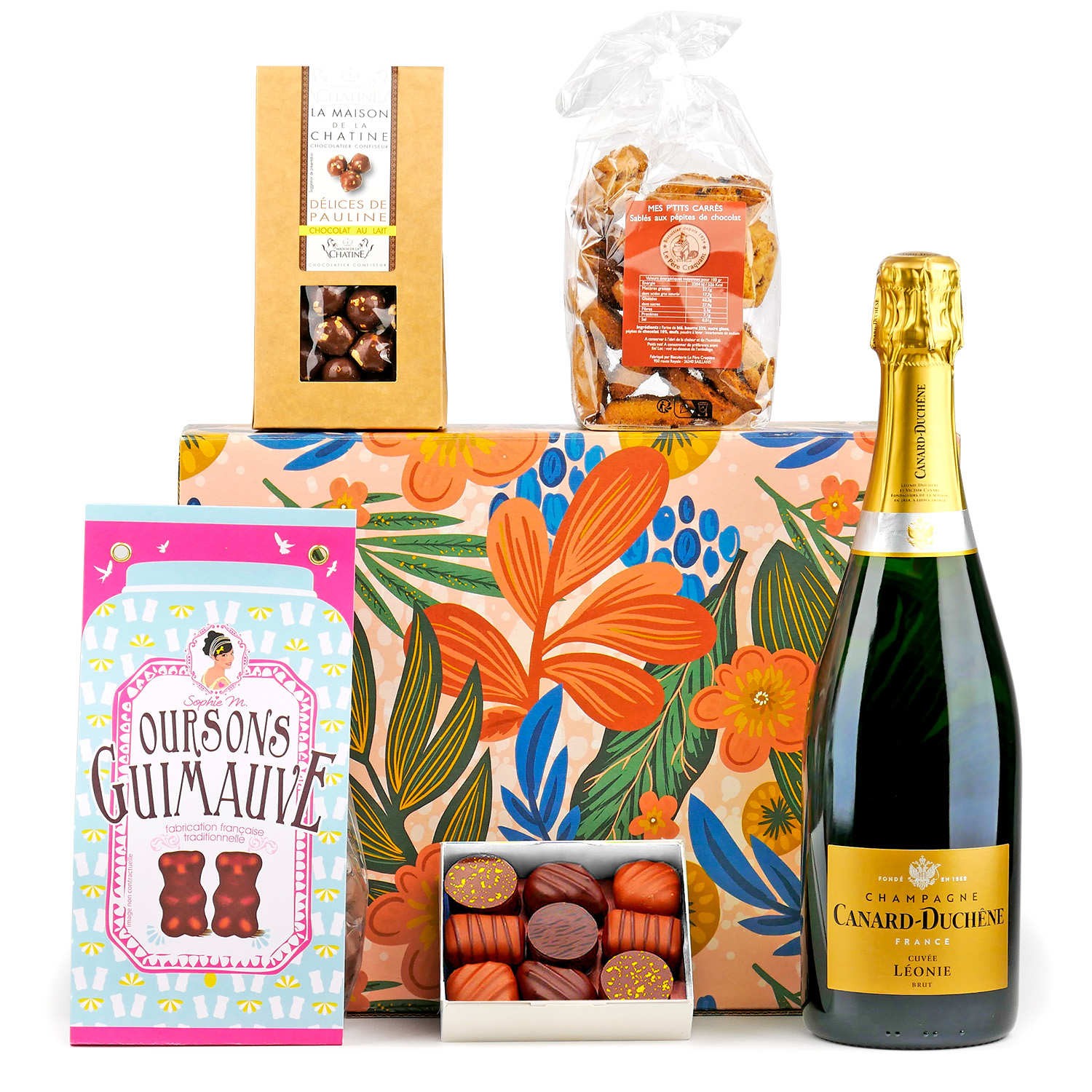 Coffret cadeau Champagne et Chocolat