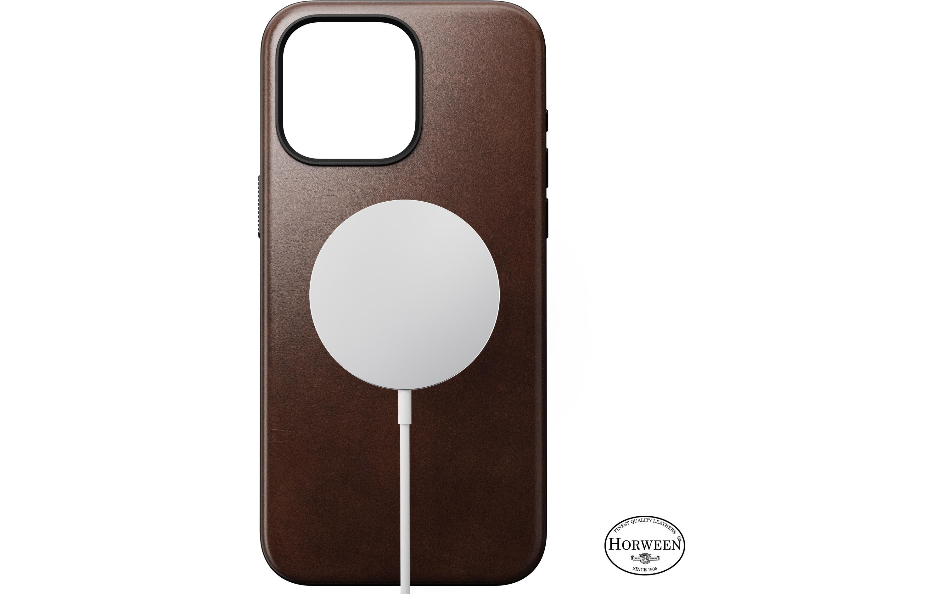 Back Cover Modern Leather Horween iPhone 15 Pro MaxModerne Schutzhülle aus Horween Leder für das Apple iPhone 15 Pro Max