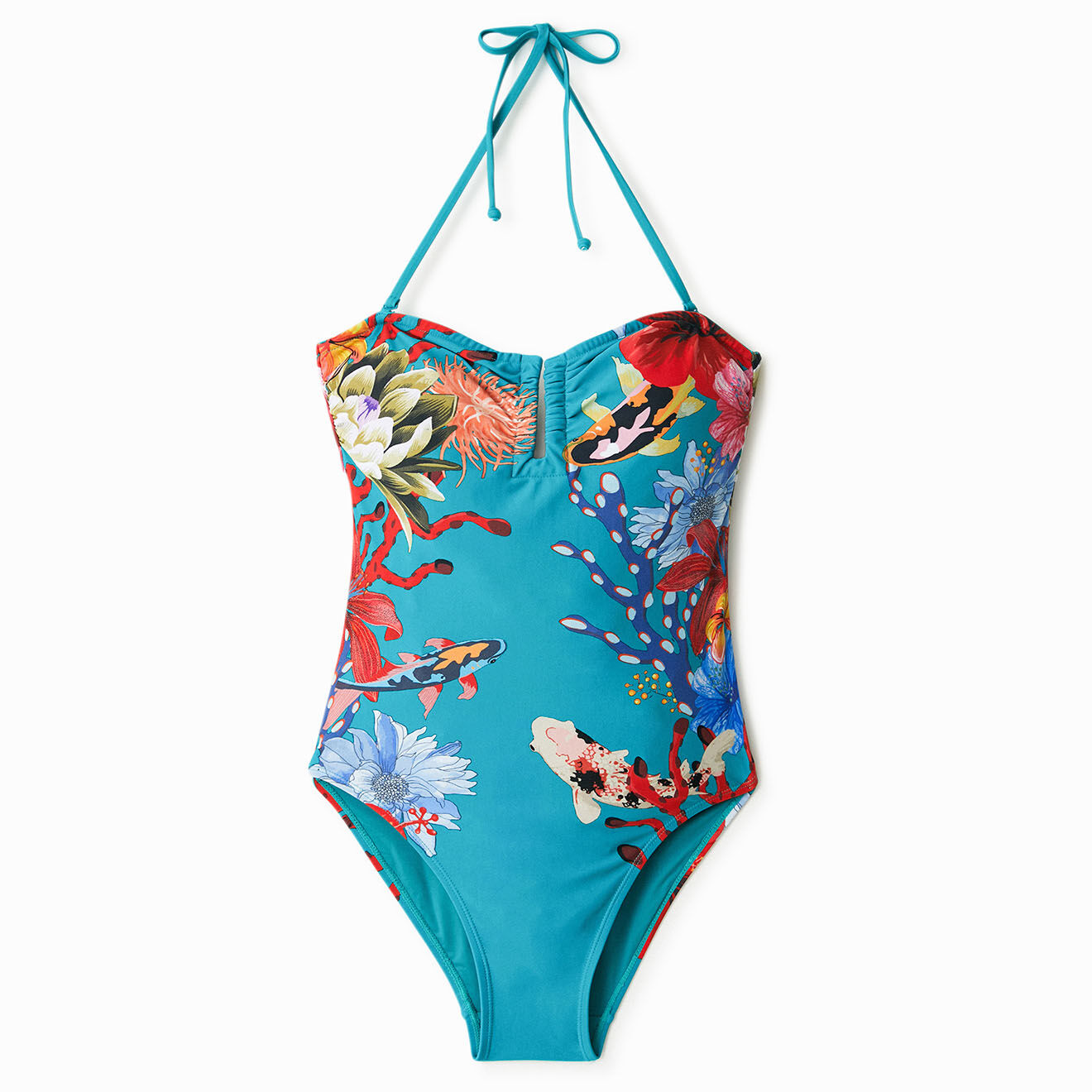 Desigual Maillot de bain 1 Pièce Esma turquoise