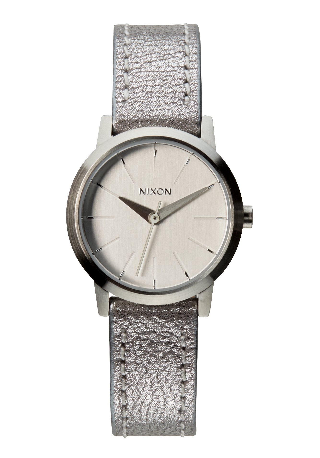 Nixon The Kenzi Leather Silver Shimmer A3981878