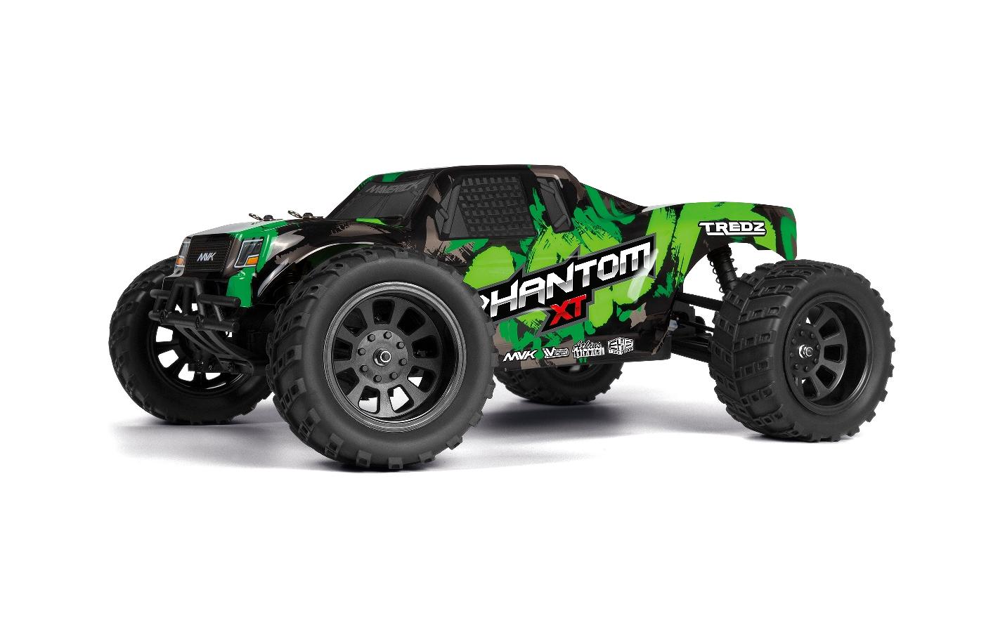 Truggy Phantom XT 4WD Grün, RTR, 1:10<br>Off-Road RC Modell mit Allradantrieb
