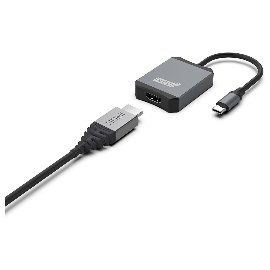 INOVU Adaptateur USB-C vers HDMI 4K @ 60 Hz