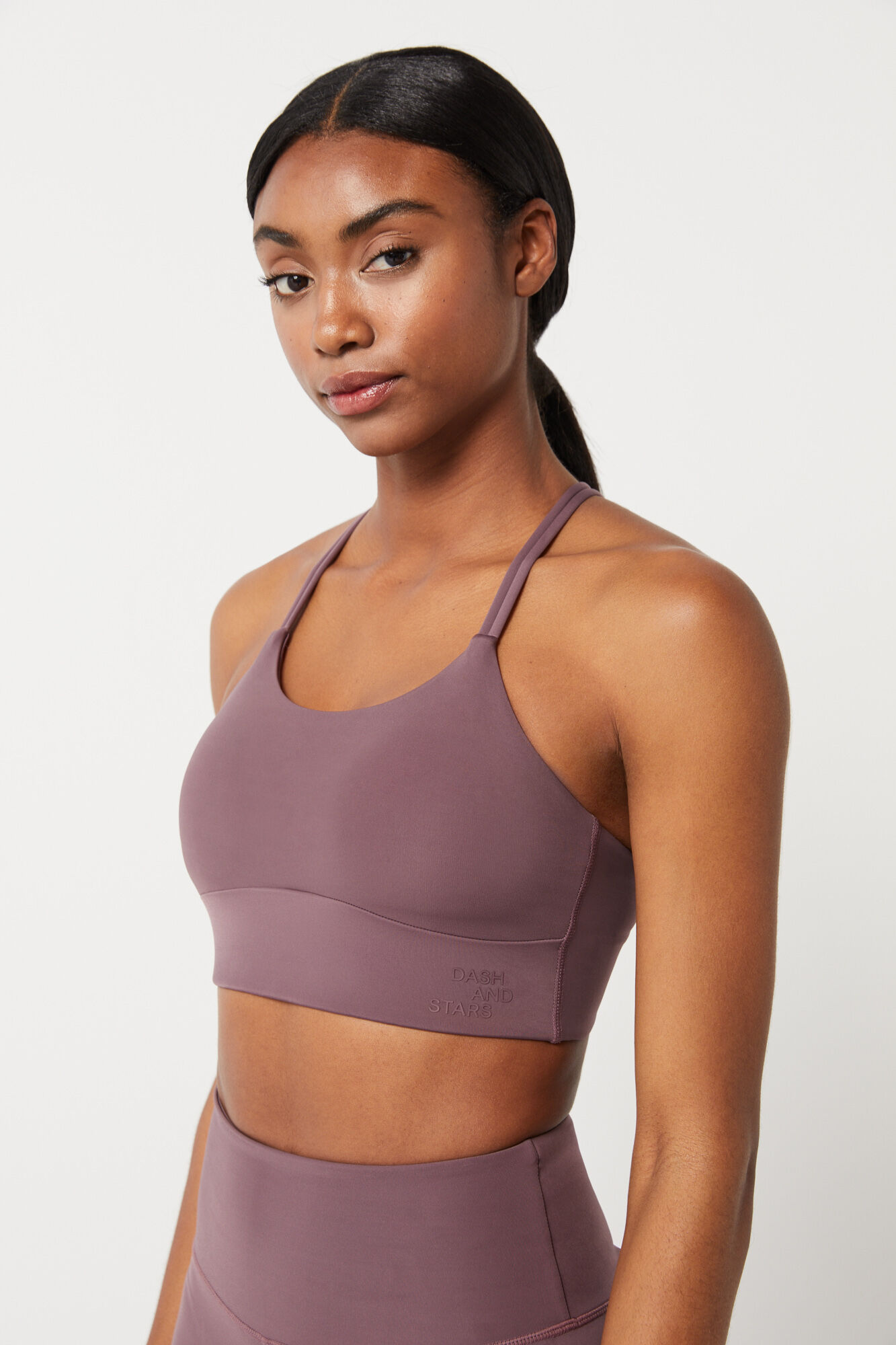 Sutiã esportivo roxo Collagen Feel