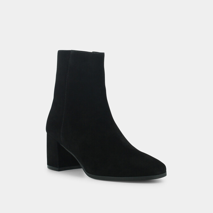 Bottines à talons  en velours noir