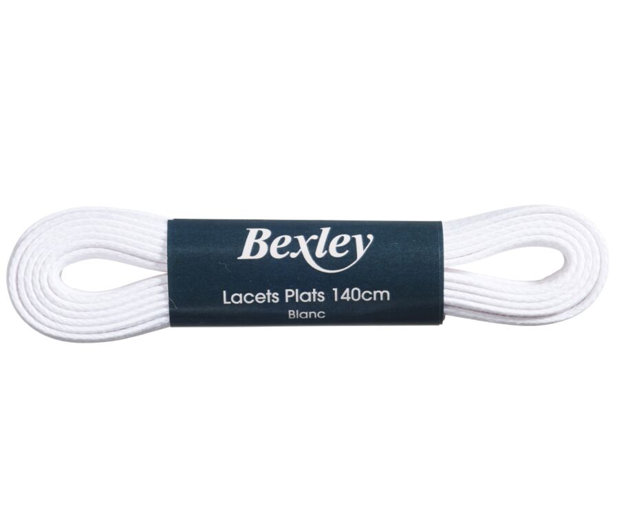 1 paire de lacets blancs pour sneakers montantes
