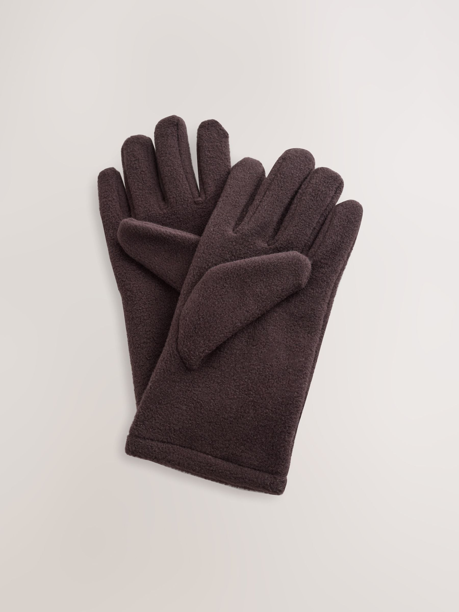 Chocoladebruin - Fleece handschoenen